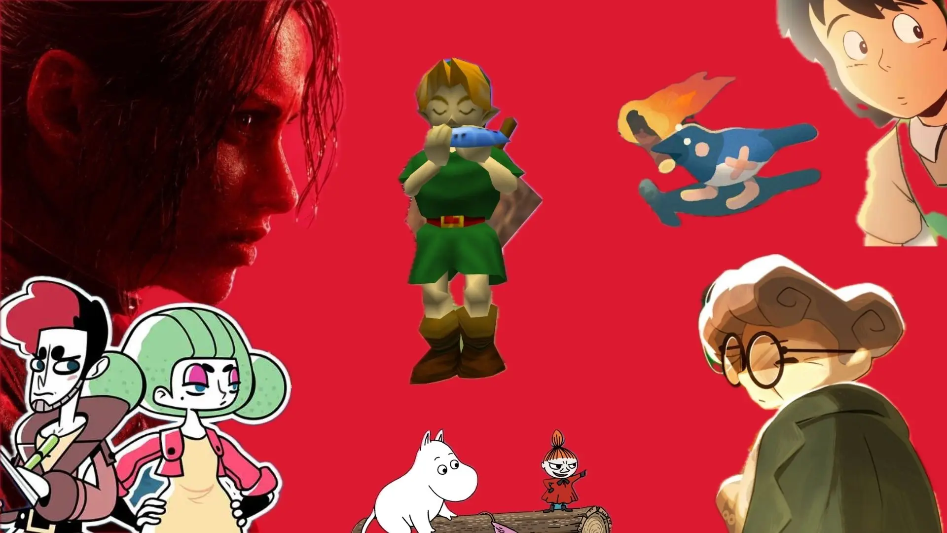 Portada con alguno de los videojuegos aunciados en junio